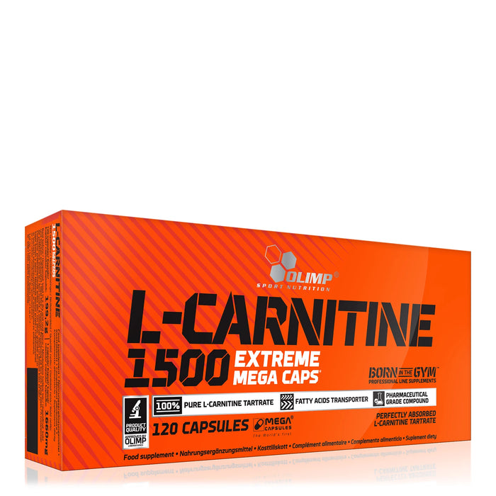 L-CARNITINE 1500 EXTREME MEGA CAPS - 120 GÉLULES